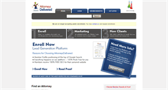 Desktop Screenshot of lawyers.attorneysdelivered.com