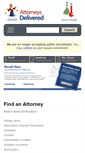 Mobile Screenshot of lawyers.attorneysdelivered.com