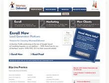 Tablet Screenshot of abogado.attorneysdelivered.com